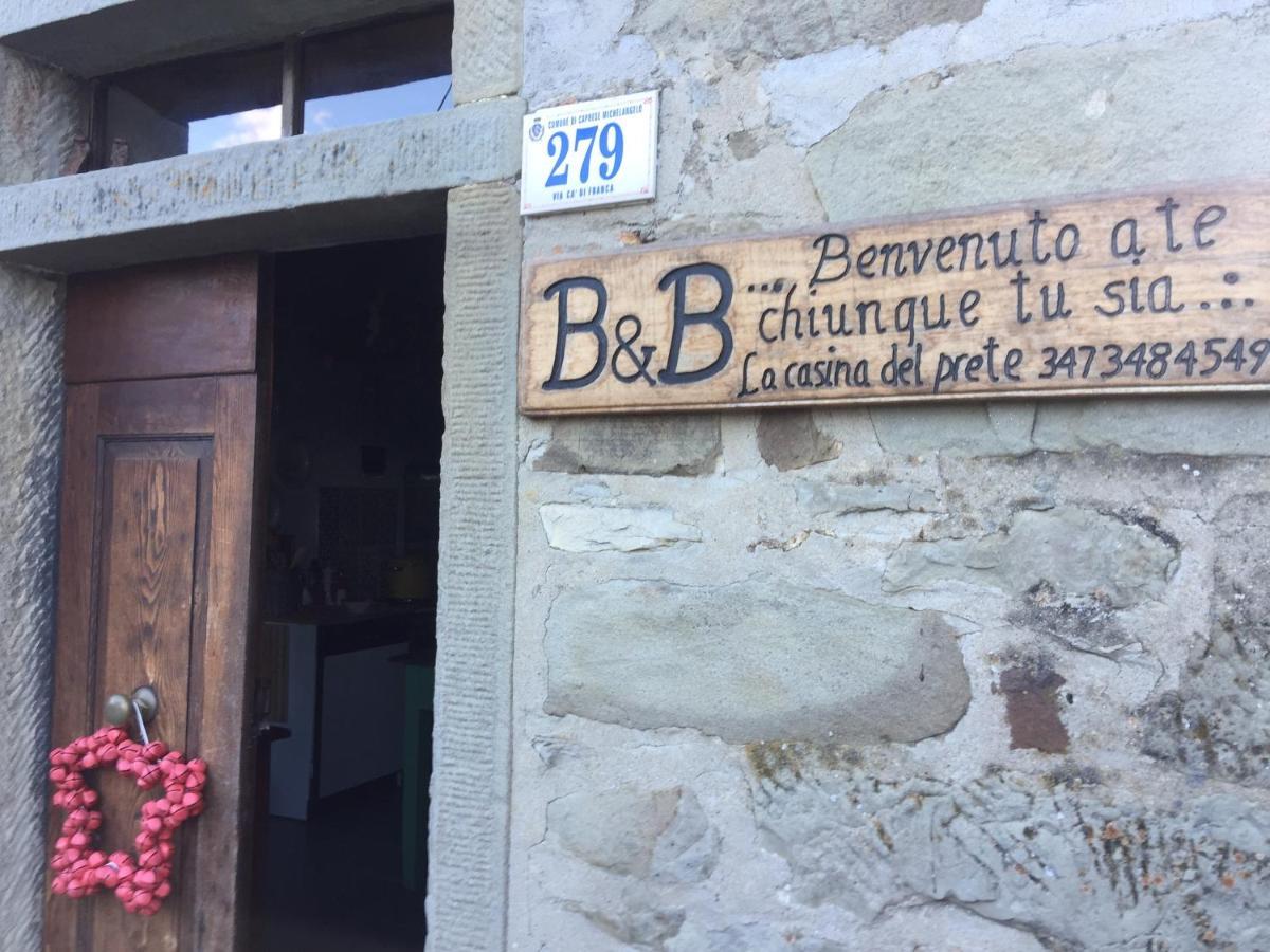 Вілла La Casina Del Prete Caprese Michelangelo Екстер'єр фото